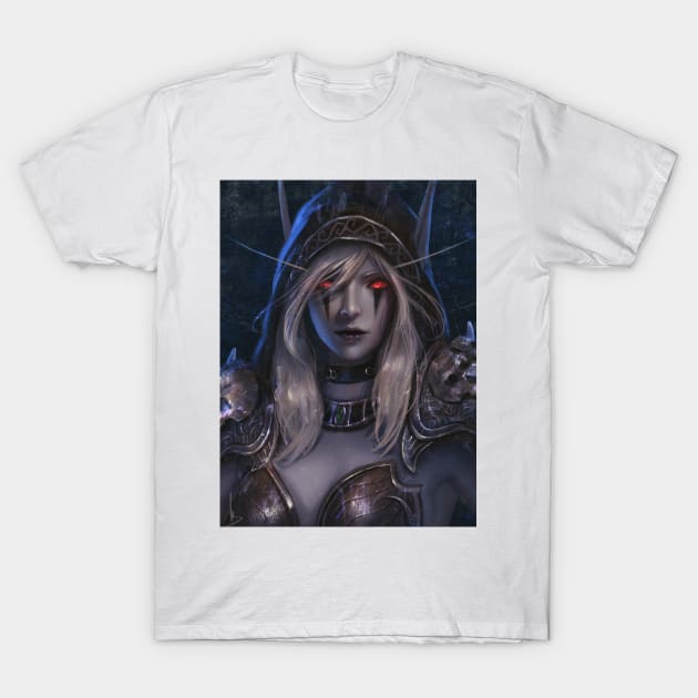 Sylvanas Windrunner T-Shirt by trungbui42